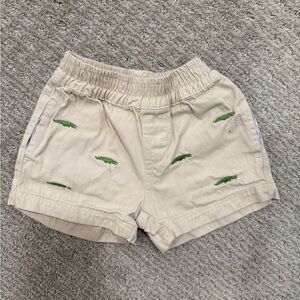The Beaufort Bonnet Company TBBC Boys Shorts w Alligator Crocodile Embroidery